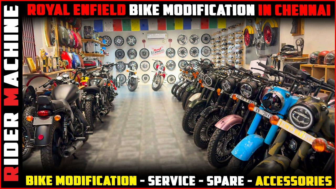 Best Royal Enfield Bike Modification in Chennai || Madras Bike Care || Rider Machine