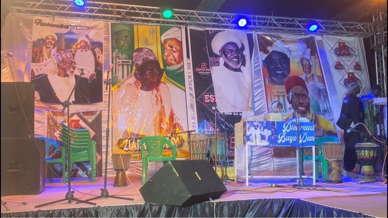 Festival Faydou Sani Ndioukal Baye Niass prestation de Cheikh Baye Guoutou sous la présence de MCI
