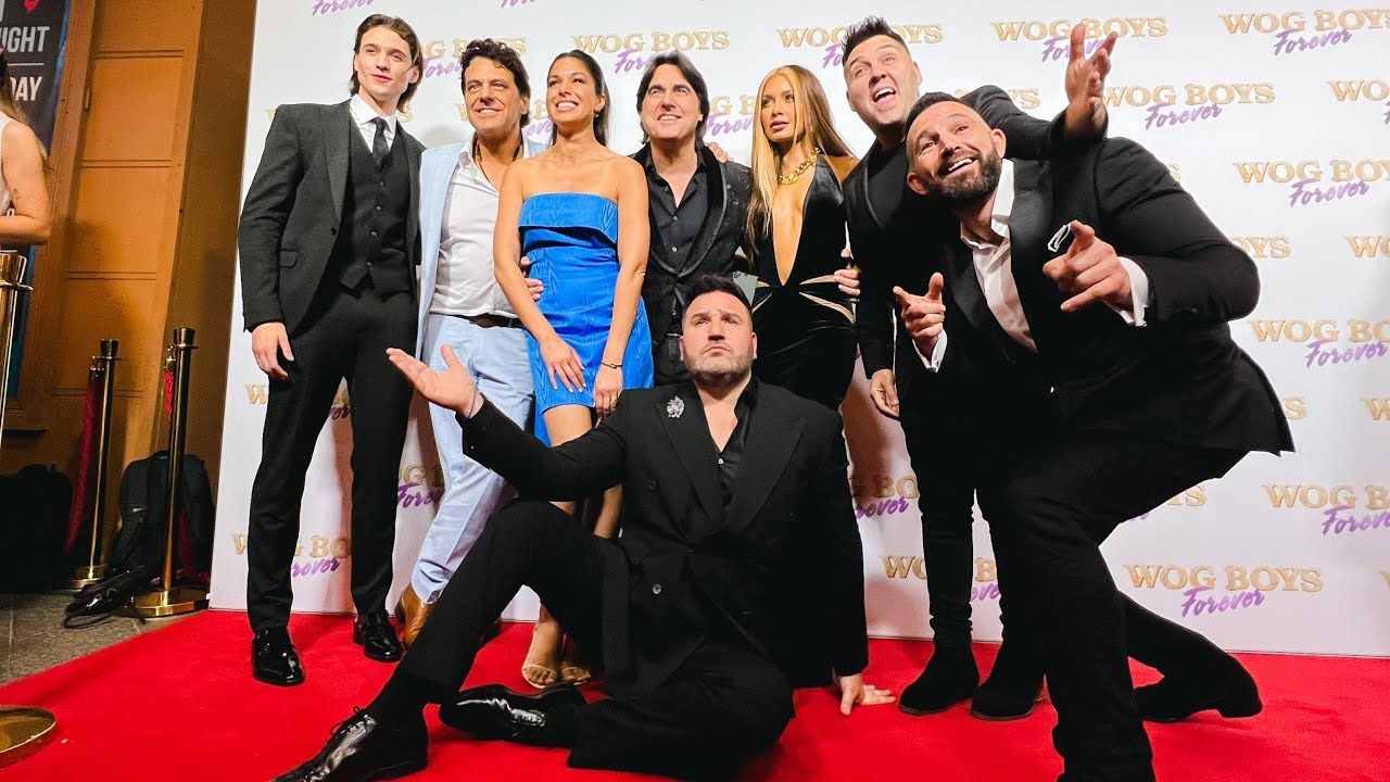 Wog Boys Forever (2022) film premieres in Sydney Enmore Theatre | Nick Giannopoulos, Vince & Sooshi