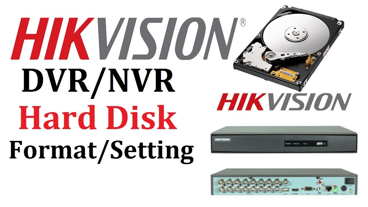 How To format Hard Disk On HikVision DVR  NVR