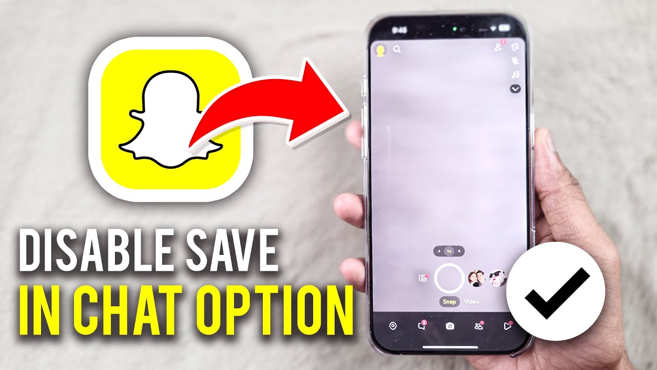 How to Turn OFF Save in Chat Option in Snaps on Snapchat - 2026
