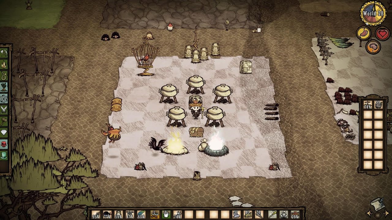 Don't Starve Reign Of Giants - Day 2000 Base Tour (Part 2)