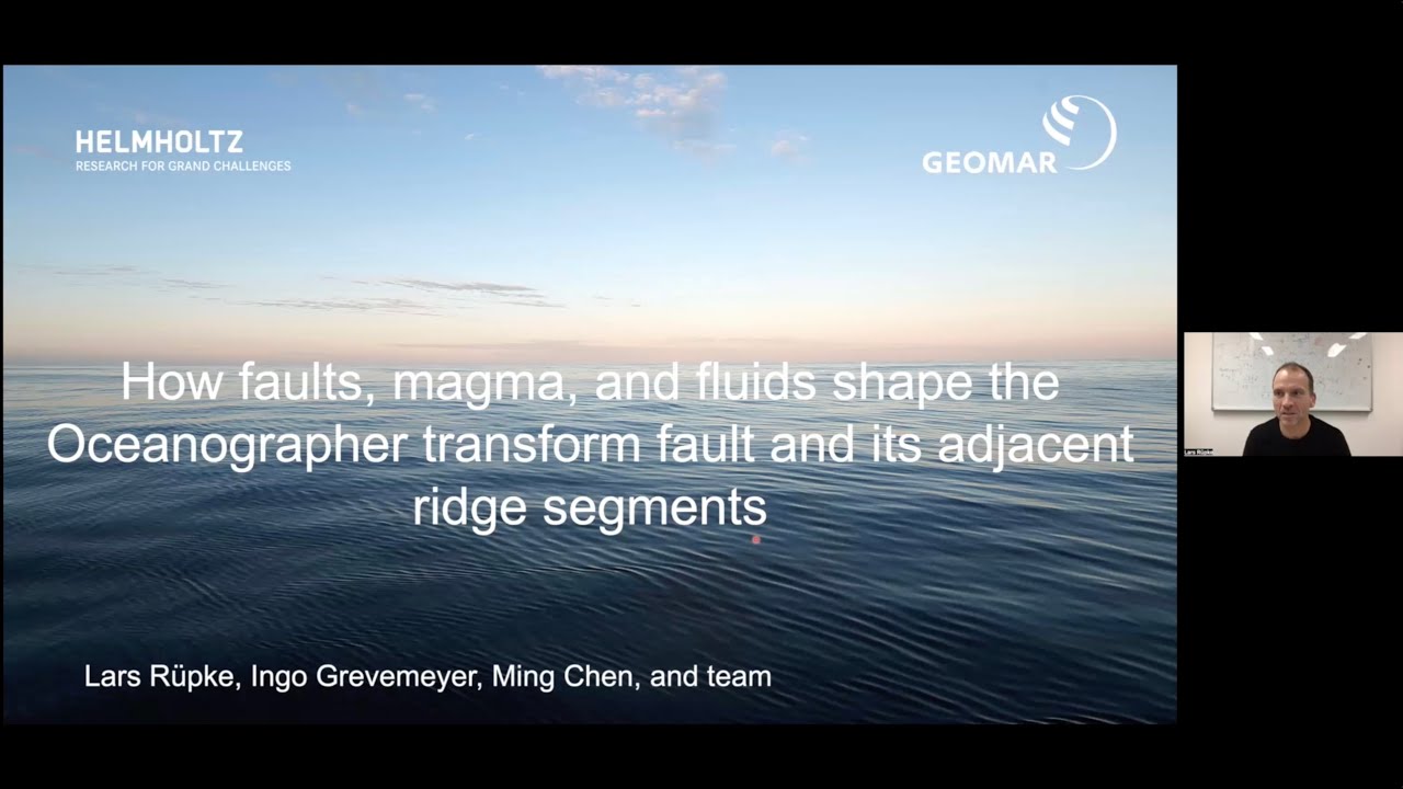 6.2 Lars Rupke - How faults, magma, and fluids shape the Oceanographer transform fault