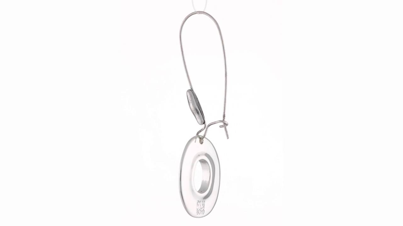 Robert Lee Morris Oval Shepherd Hook Earrings  SKU:8692628