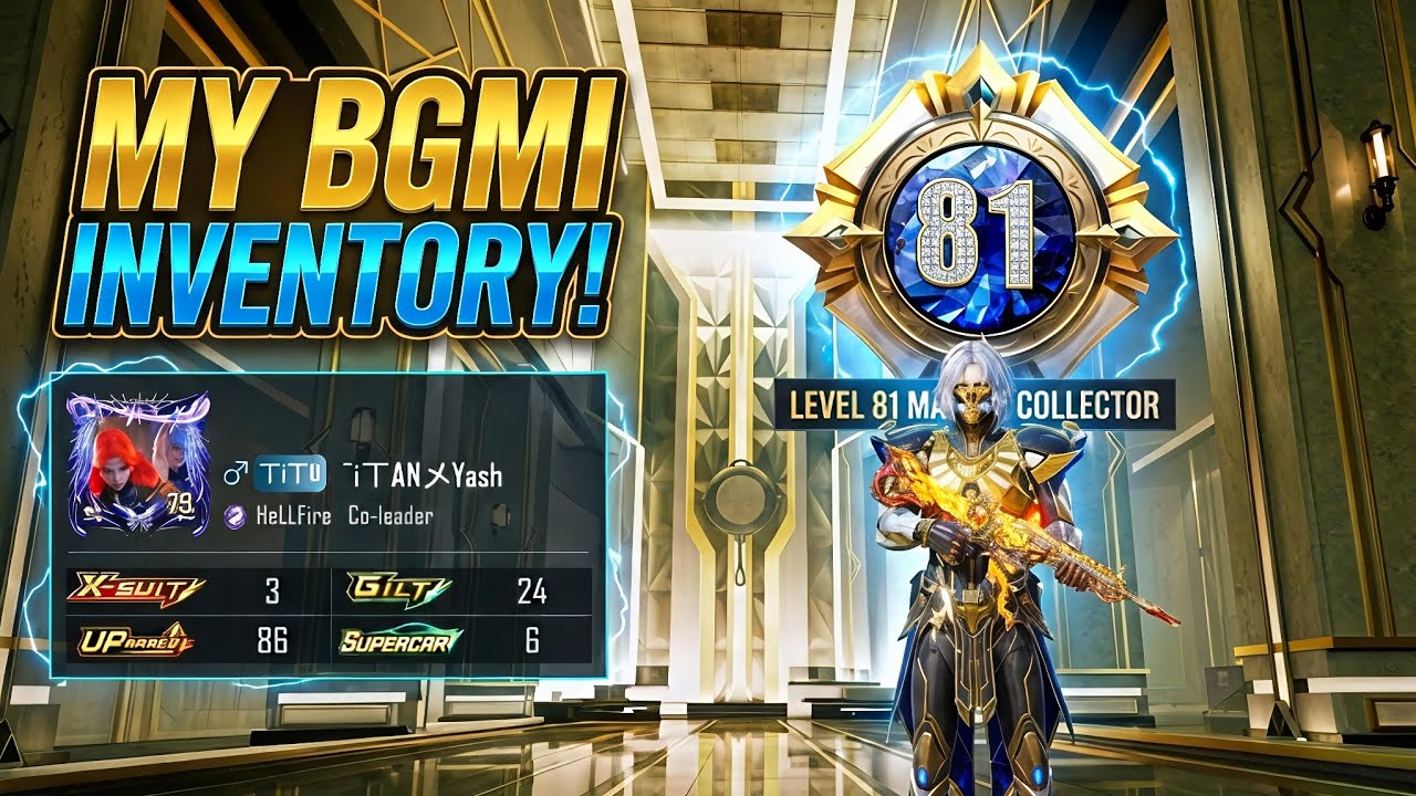 My BGMI Inventory 🫰💵🤑💸🏦💲