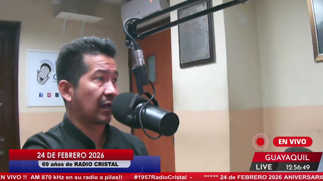 Lunes 9 de Febrero de 2026 - Recordando a JULIO JARAMILLO #1957radiocristal  #guayaquil_ecuador