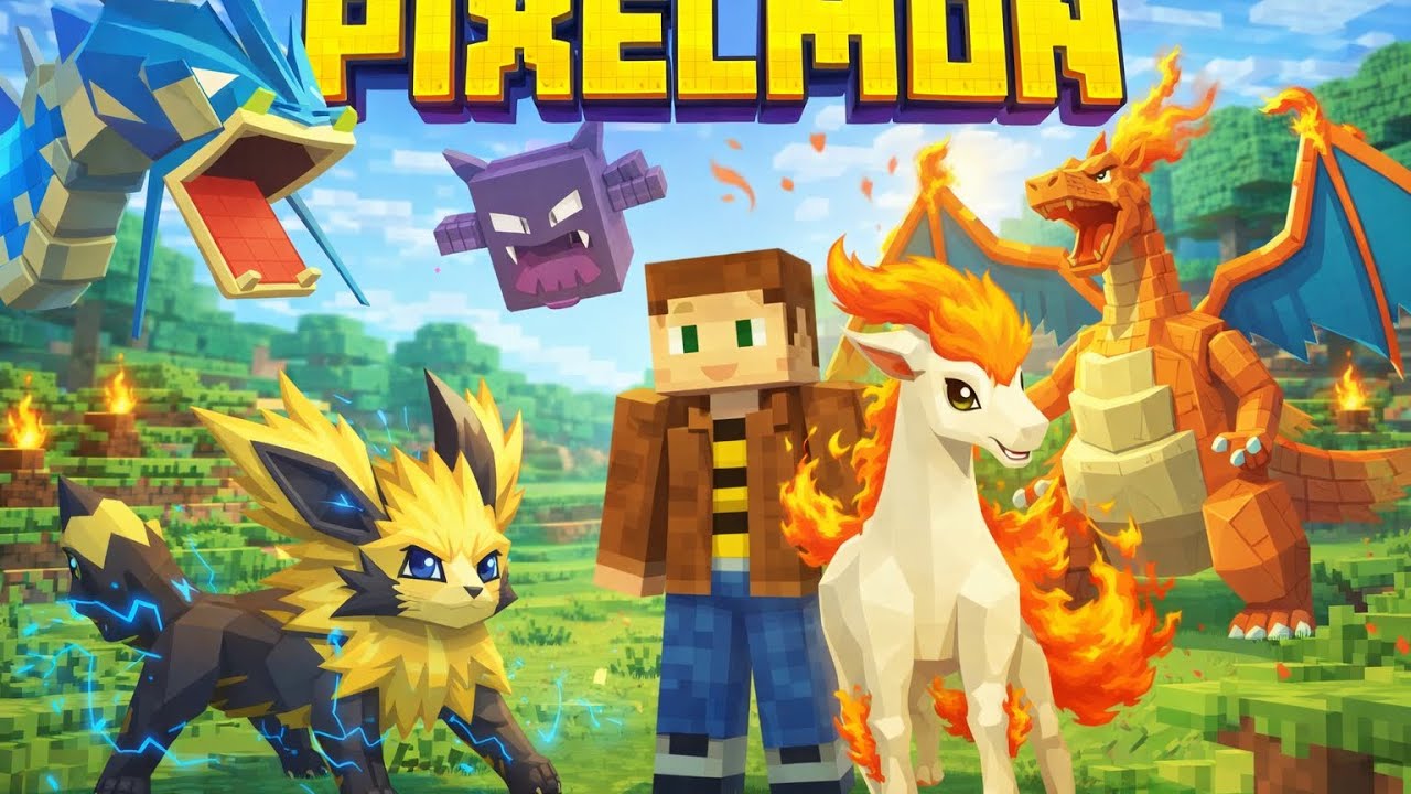 🎮🔥 Pixelmon Survival — Pokémon Meets Minecraft Chaos! 🔥🎮