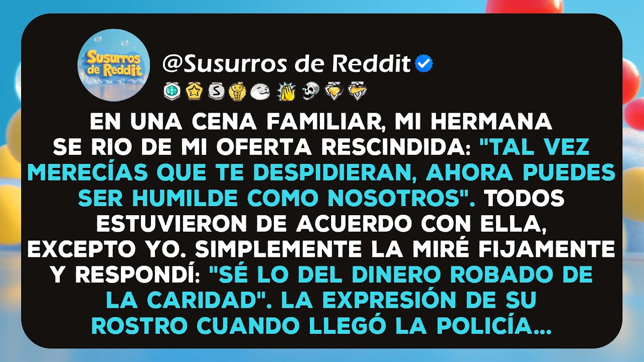 Mi hermana se burló de mi trabajo perdido: 