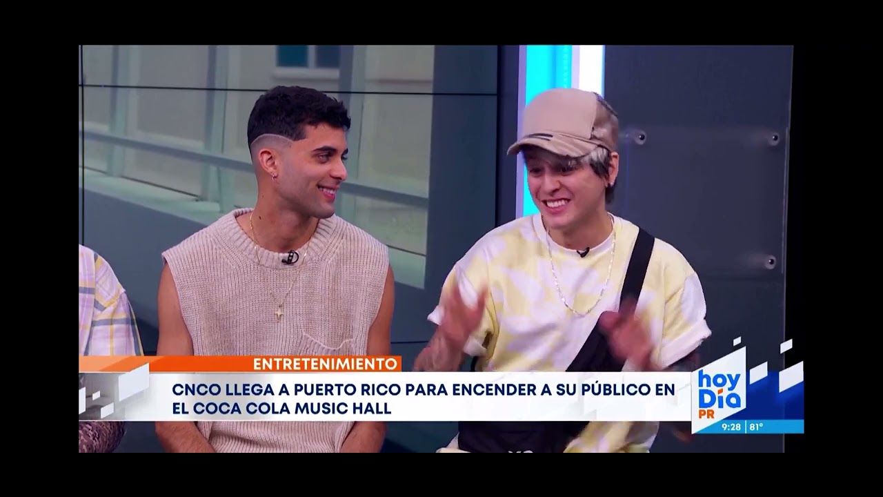 CNCO hablan de sus primeros shows || Entrevista en Hoy Día PR  #cnco #cncowners
