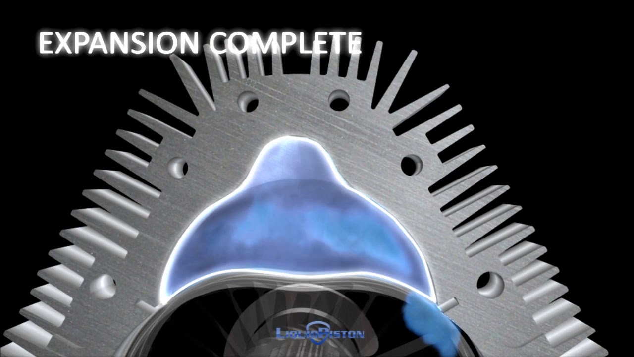 LiquidPiston X-Mini 79cc SI engine animation 1
