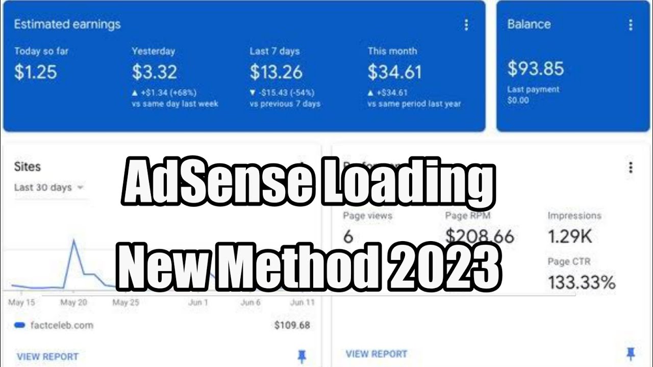 Adsense Loading New Complete Method 2023 🔥 safe method