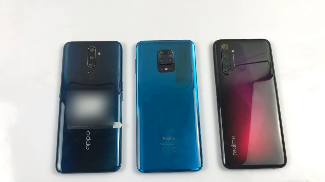 Xiaomi Redmi Note 9S vs OPPO A9 2020 vs Realme 6 Pro Speed Test, Camera Test, Display Test