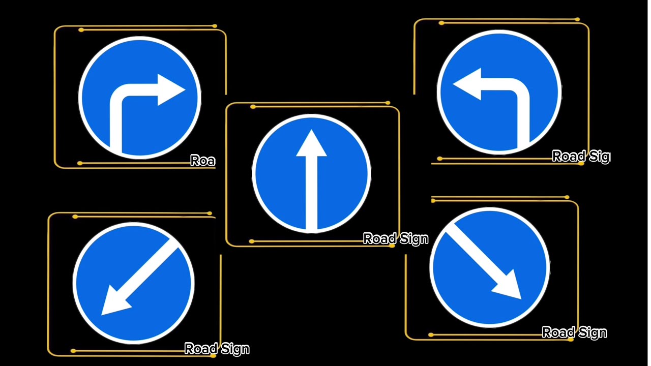 Learn easily 105 important Road Signs. | #roadsigns