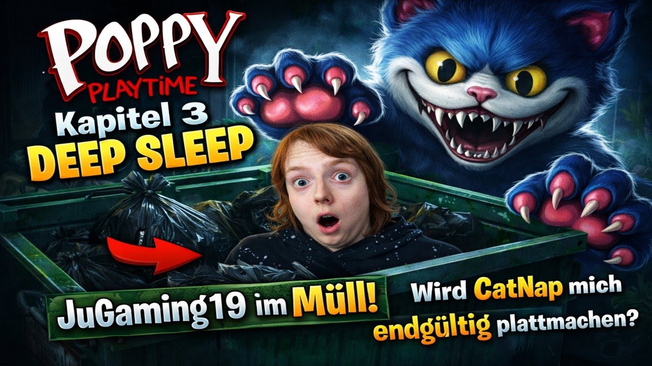 Poppy Playtime Kapitel 3 Deep Sleep – JuGaming19 im Müll! Wird CatNap mich endgültig plattmachen?