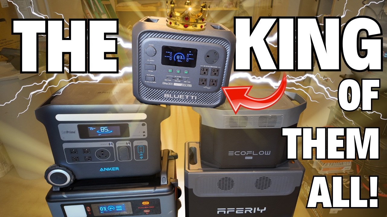ONLY $0.33 Per Wh! 50% MORE Power, SMALLER Package! It BEAT Everything! (Bluetti Elite 300)
