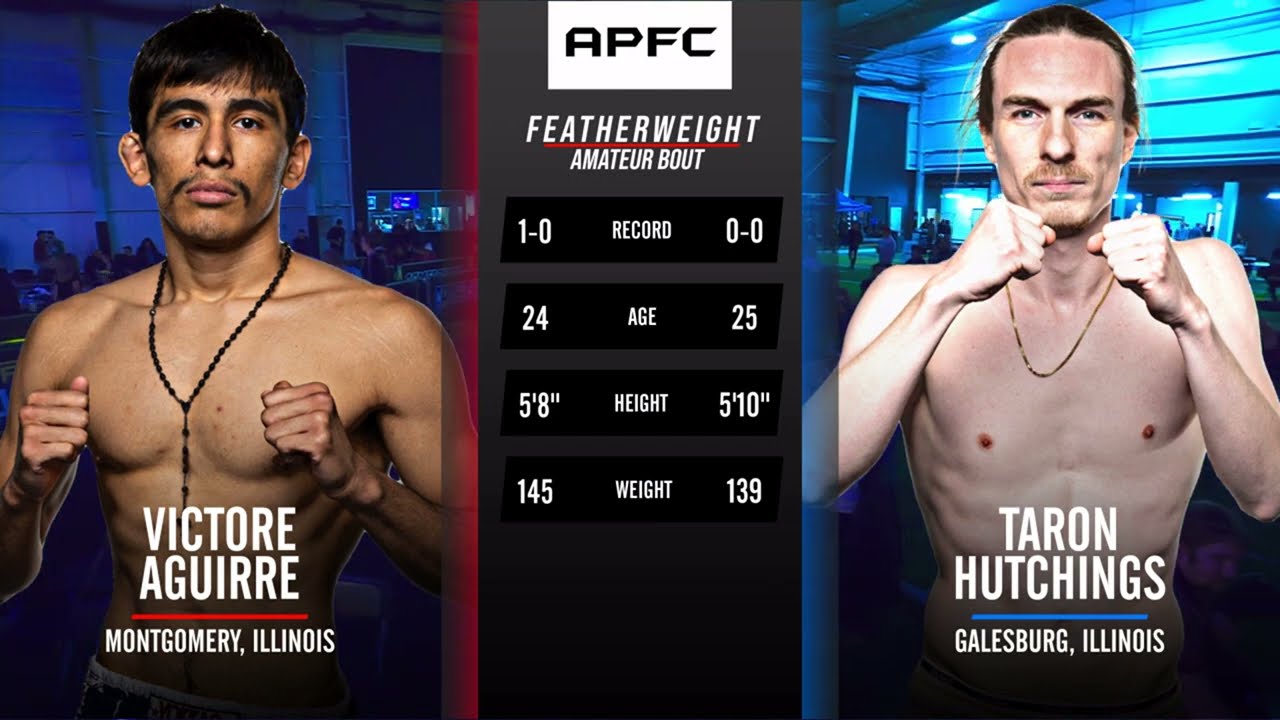 APFC 3: VICTOR AGUIRRE vs TARON HUTCHINGS | #BJJ ACE GETS THE FINISH