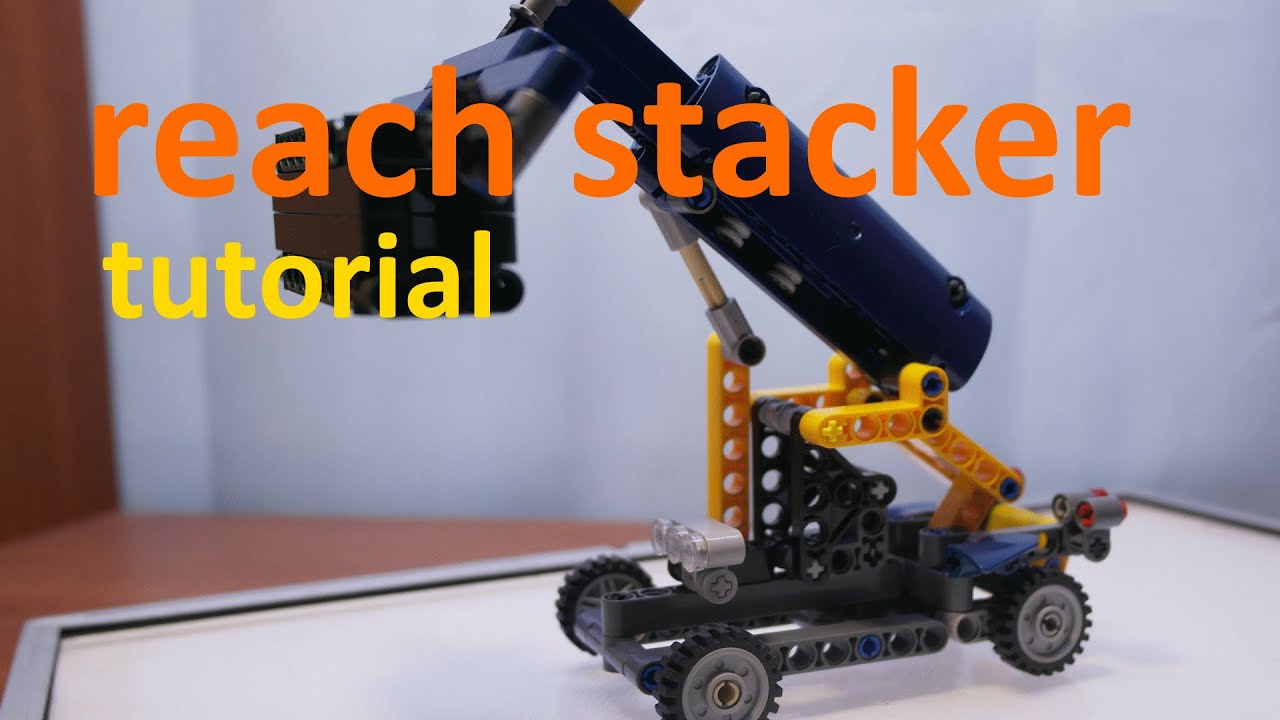 Reach stacker MOC in lego 42147