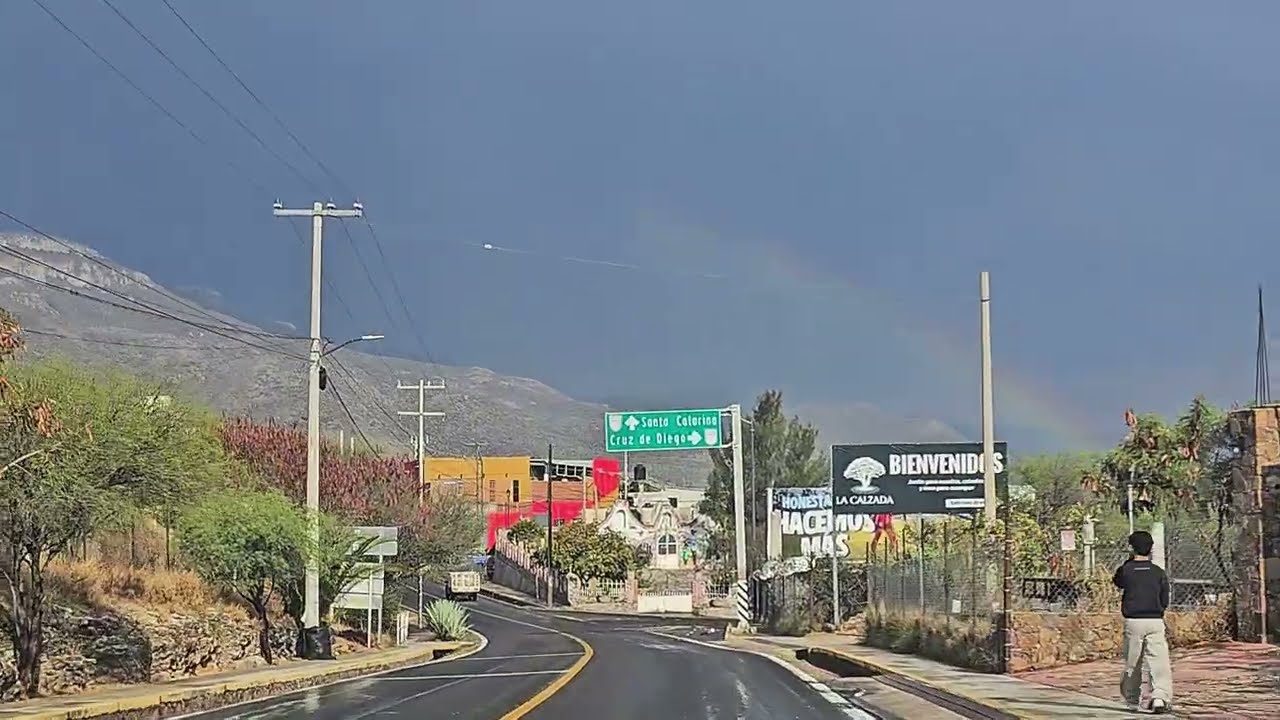 Una bonita tarde con lluvia en Santa Catarina Guanajuato 