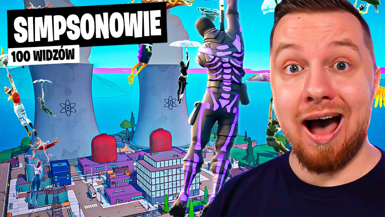 100 WIDZ&Oacute;W na SIMPSON&Oacute;W w Fortnite