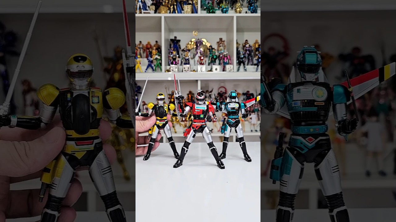Esquadr&atilde;o Especial WinspectorSpecial Rescue Police Winspector #tokusatsu #actionfigures #bandai