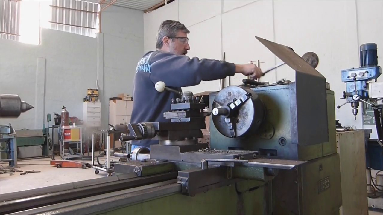 FAZENDO ROSCA NO TORNO ROSCA PARAFUSO