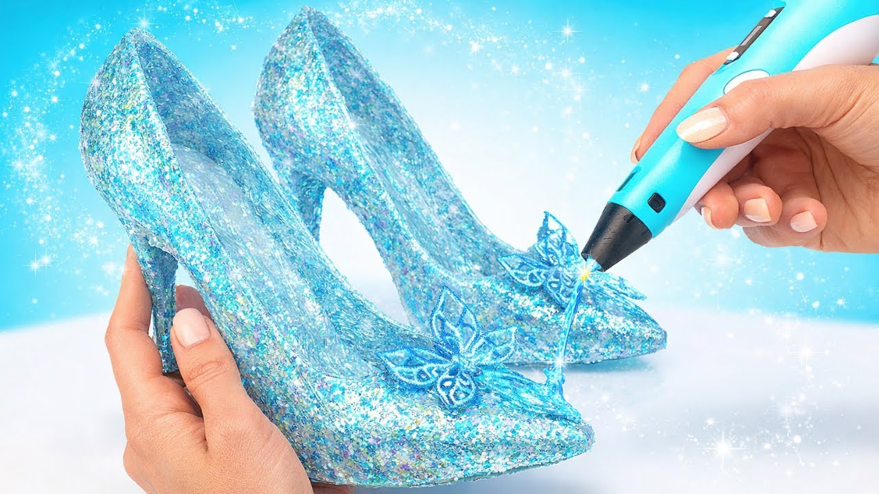Сверкающие хрустальные туфли DIY ✨👠