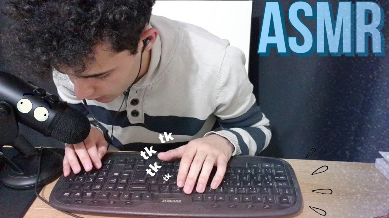 Klavye Sesi / Ağız Sesi ASMR Türkçe | Rahatlatıcı ASMR | Türkçe ASMR