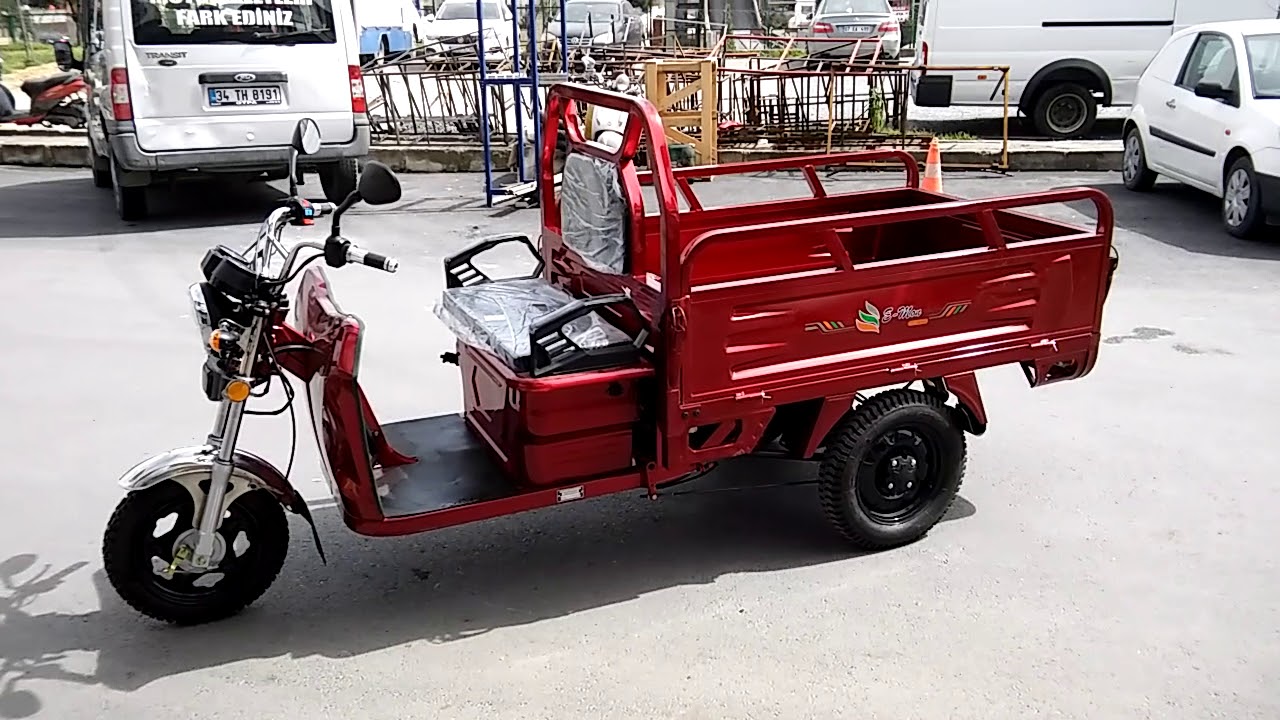 Mondial E Mon TT Car Go Elektirikli 3 Tekerlekli Yük İnsan Taşıma