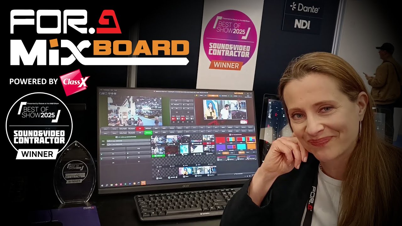 NAB 2025: For-A MixBoard Powered by ClassX
