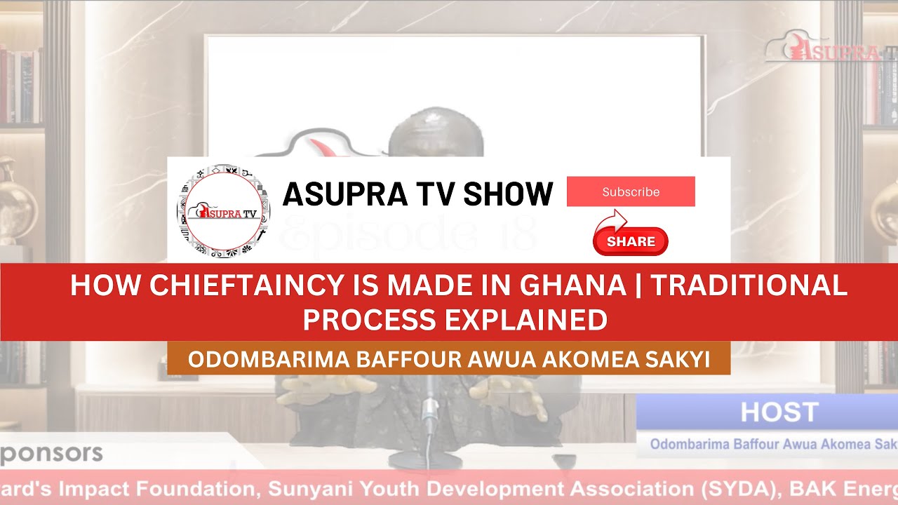 Installation process in Akan communities | Asupra TV Show