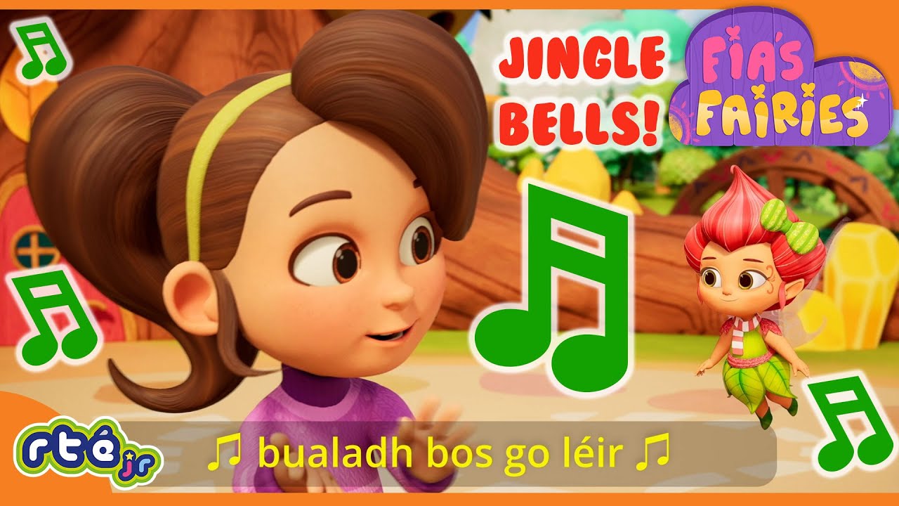 Fia's Fairies | #Christmas Sing-A-Long 🎵🧚🎄🎅🧚🎵 | Jingle Bells (Irish) | @RTÉKIDSjr ​