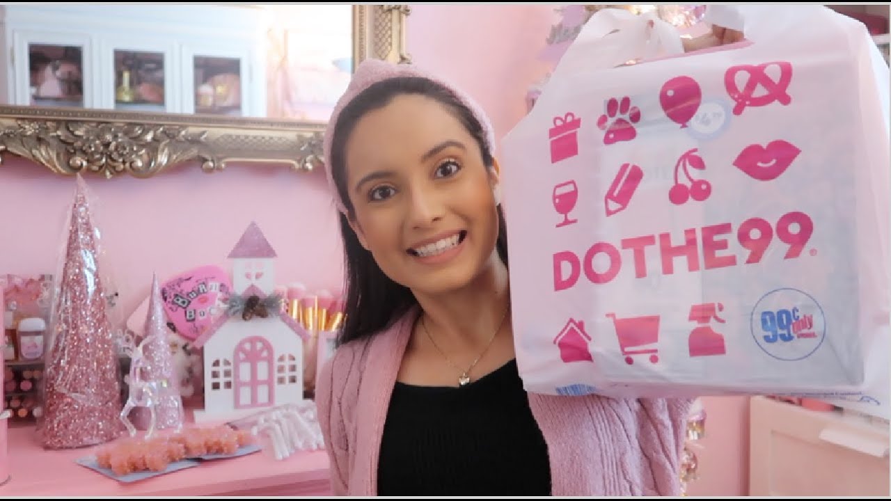 99 CENT STORE PINK CHRISTMAS HAUL! CHRISTMAS DECOR & GIFT IDEAS!