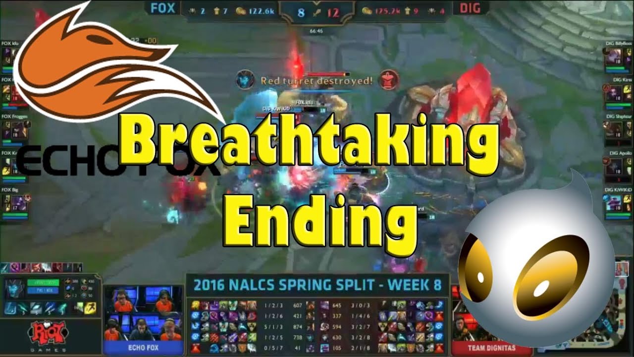 Breathtaking final minutes between Echo Fox vs Dignitas