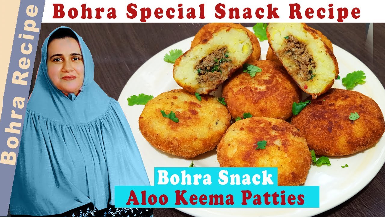 Bohra Snack Keema Aloo Patties lBohra Snacks Recipe lKeema Cutlet l Aloo Keema kabab @BohraRecipe