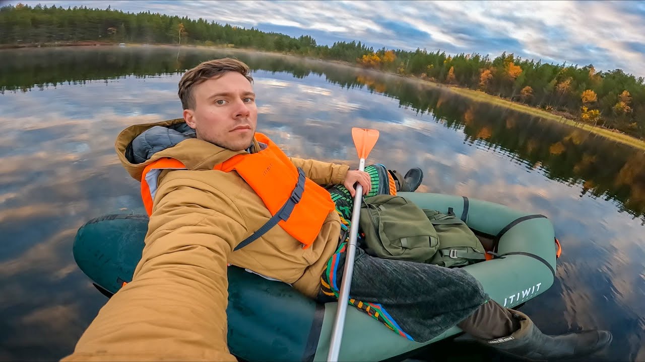 Auf dem Inarisee (Finnland)