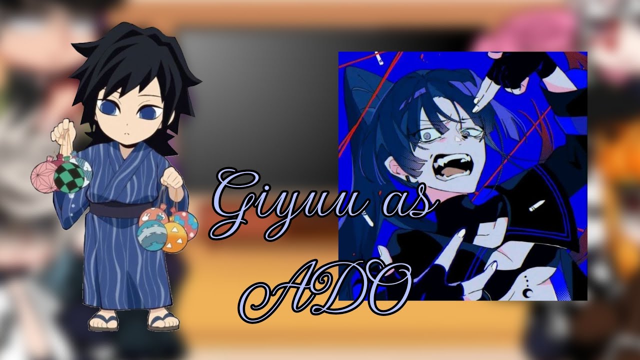 •Hashira react to Giyuu as Ado• Demon slayer Gacha club || Short ||