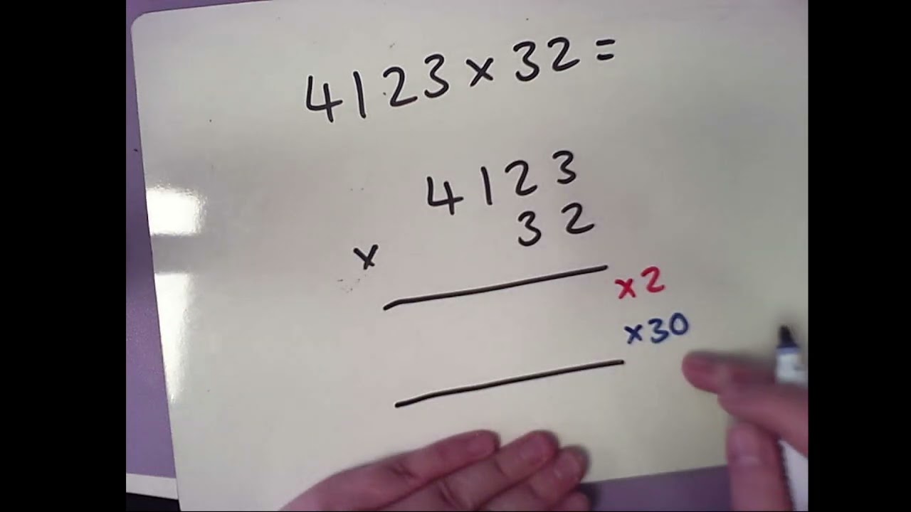 Multiplying integers by 2 digits