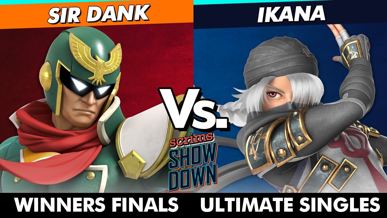 Scrims Showdown 142 Winners Finals - Sir Dank (Captain Falcon) Vs. Ikana (Sheik) SSBU Ultimate