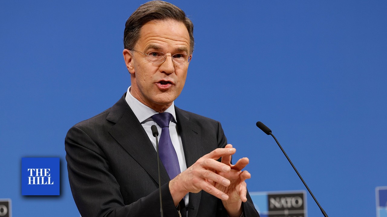 Watch Live: NATO's Mark Rutte Gives Remarks After Meeting With Trump
