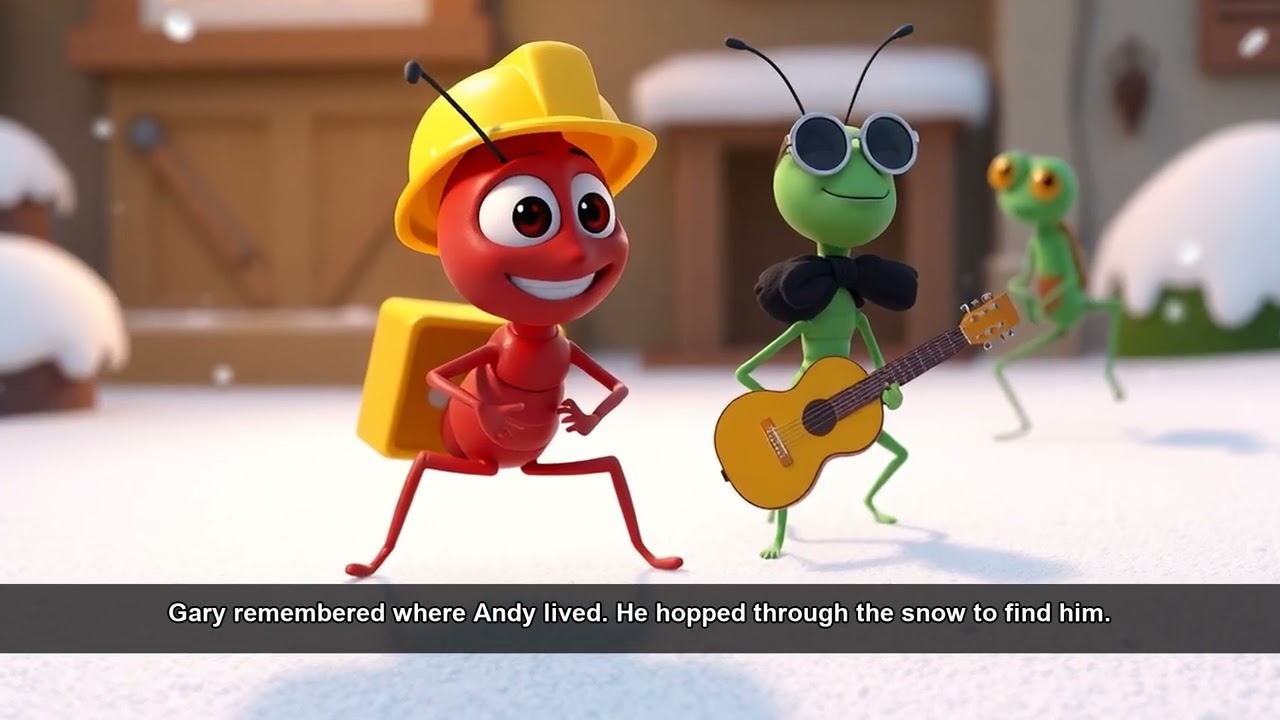 The Ant and the Grasshopper | Bedtime Story for Kids | Moral Story