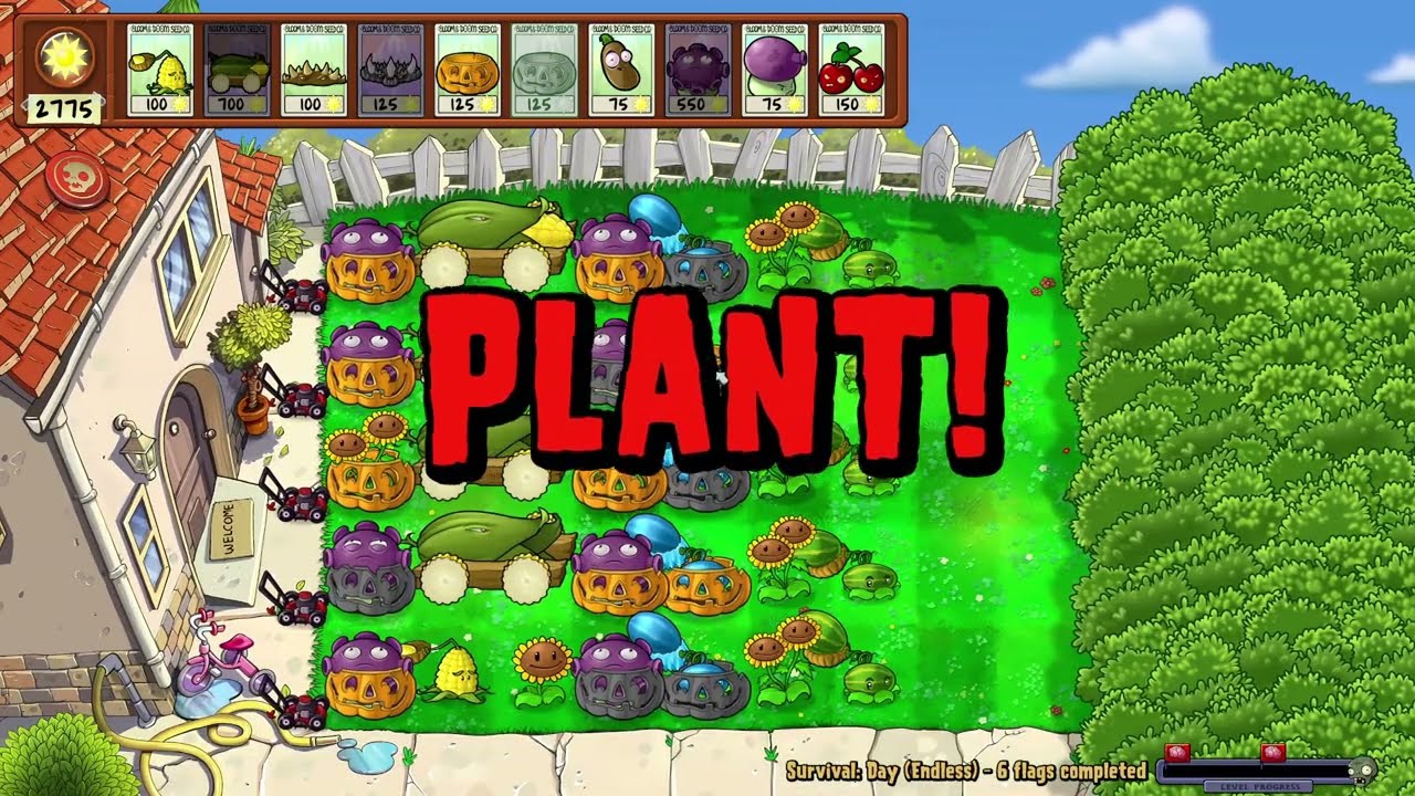 Day Endless Fourth Try (Plants vs. Zombies: Replanted)