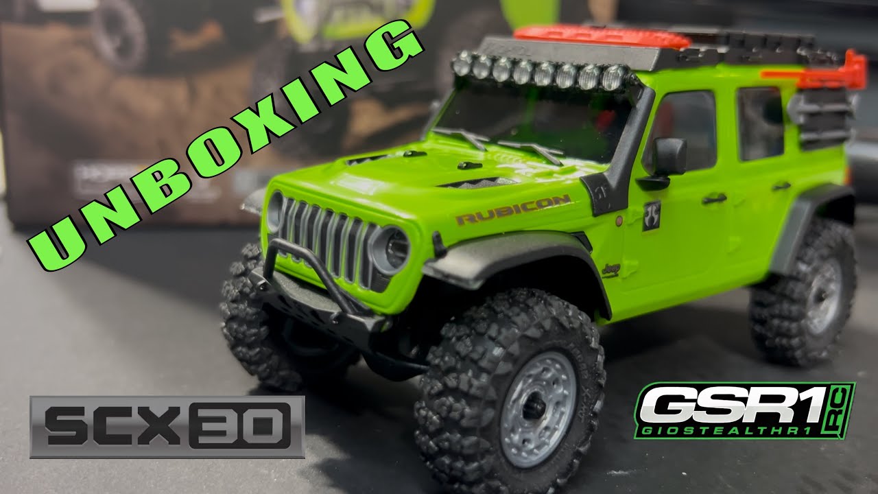Распаковка Jeep Rubicon Axial SCX30