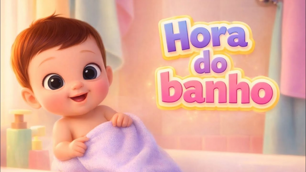 Hora do banho (chua chuá) - Música infantil