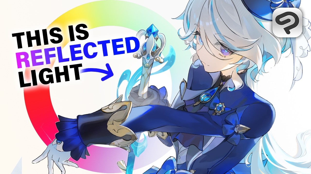 How REFLECTED LIGHT makes your Coloring POP✨[Digital Drawing Tutorial]