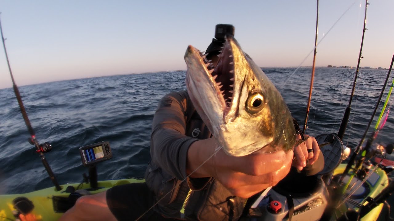 Offshore Kayak Fishing Trolling for Kings