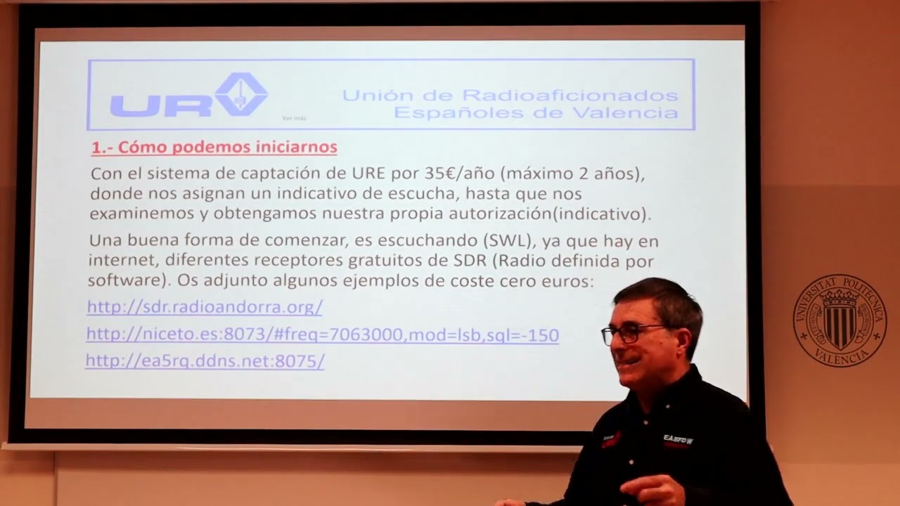 06 11 25 Charla UPV ¿Como podemos iniciarnos en la Radio LOW COST?