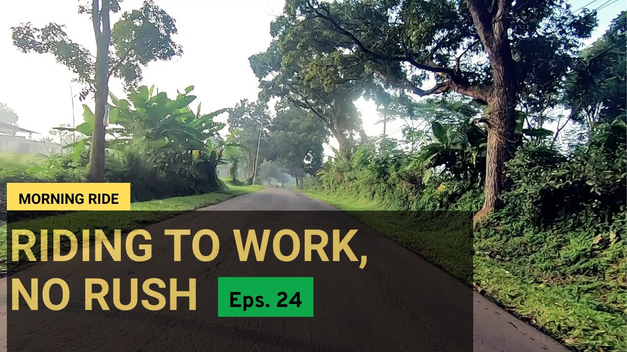 Morning Ride: Cikalongkulon - Cianjur #24 Part #1 | Rural to Urban. Pure Road Ambience, No Talking