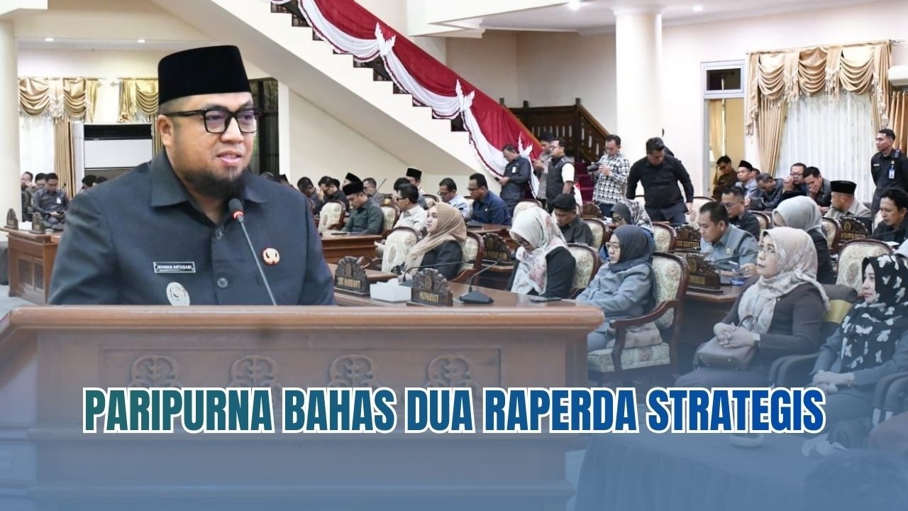 Paripurna Bahas Dua Raperda Strategis