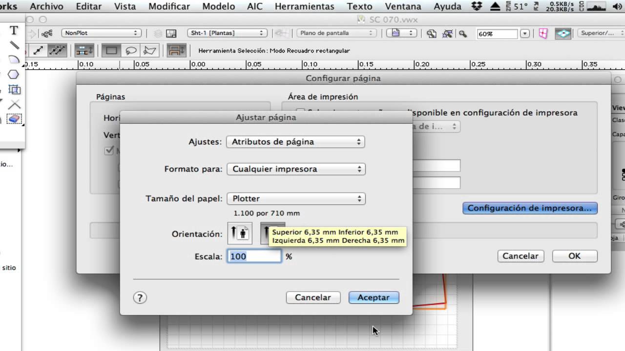 RV - 070 - Imprimiendo en Vectorworks