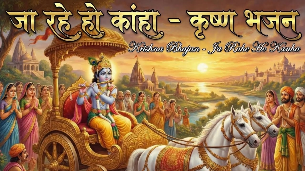 जा रहे हो कान्हा बंसी बजाते | वृंदावन रोए | Emotional Krishna Bhajan 🎶